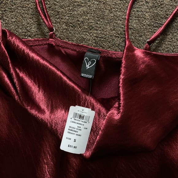 Windsor Cowl Satin Dress - Picture 2 of 5